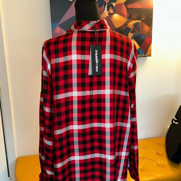 Karl Lagerfeld Paris Button Down Shirt - Picture 3 of 7